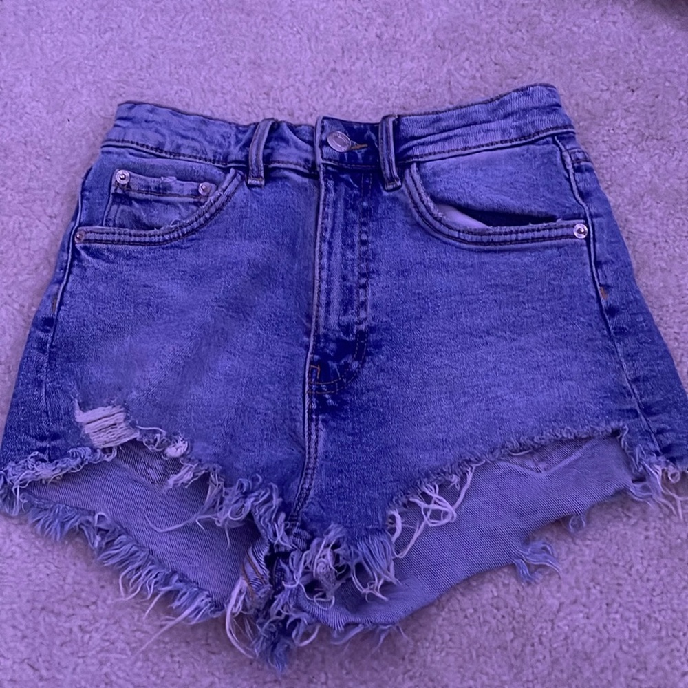 Zara Blue Jean Shorts